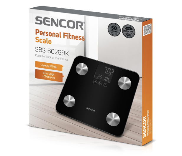 Sencor SBS 6026BK Waga łazienkowa - 1267688 - zdjęcie 9